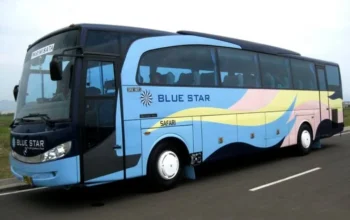 Bus Pariwisata Blue Star