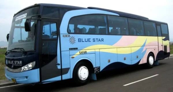 Bus Pariwisata Blue Star